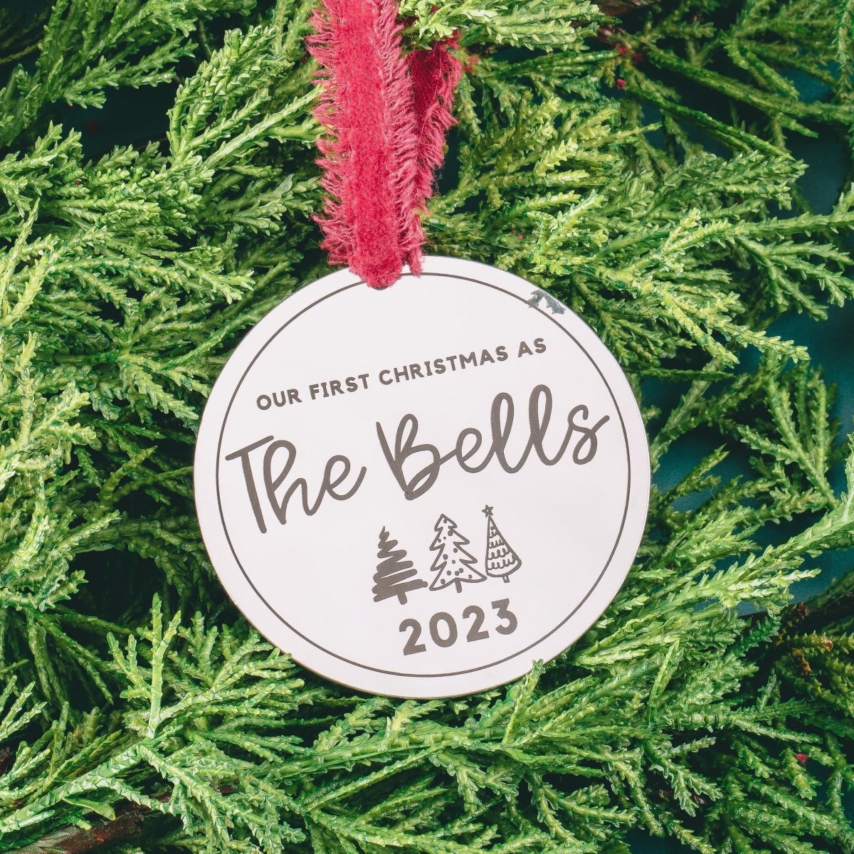 Newlyweds Christmas Ornament