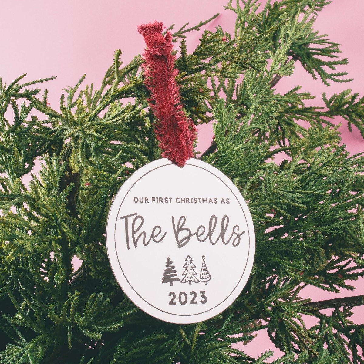 Newlyweds Christmas Ornament