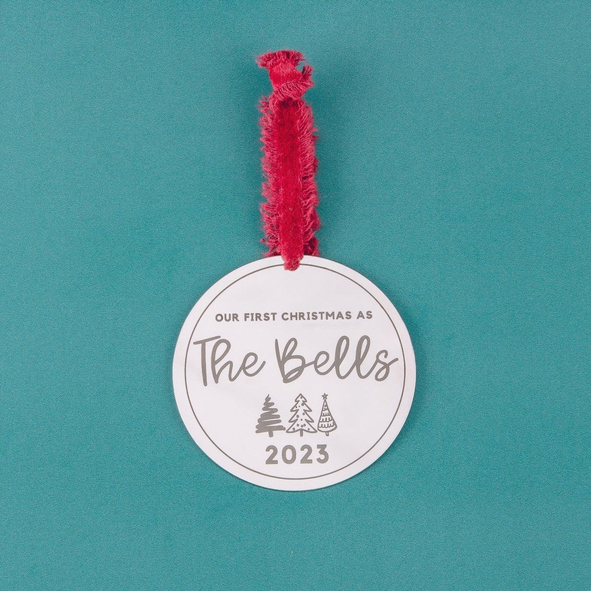 Newlyweds Christmas Ornament