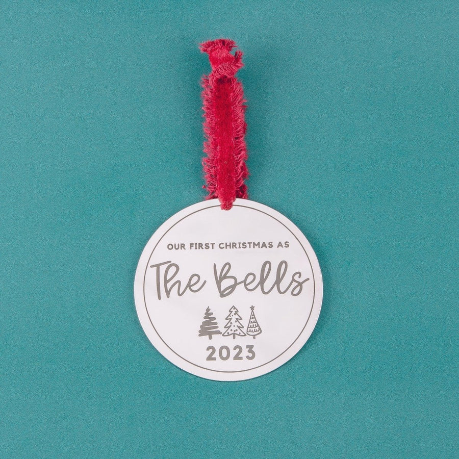 Newlyweds Christmas Ornament