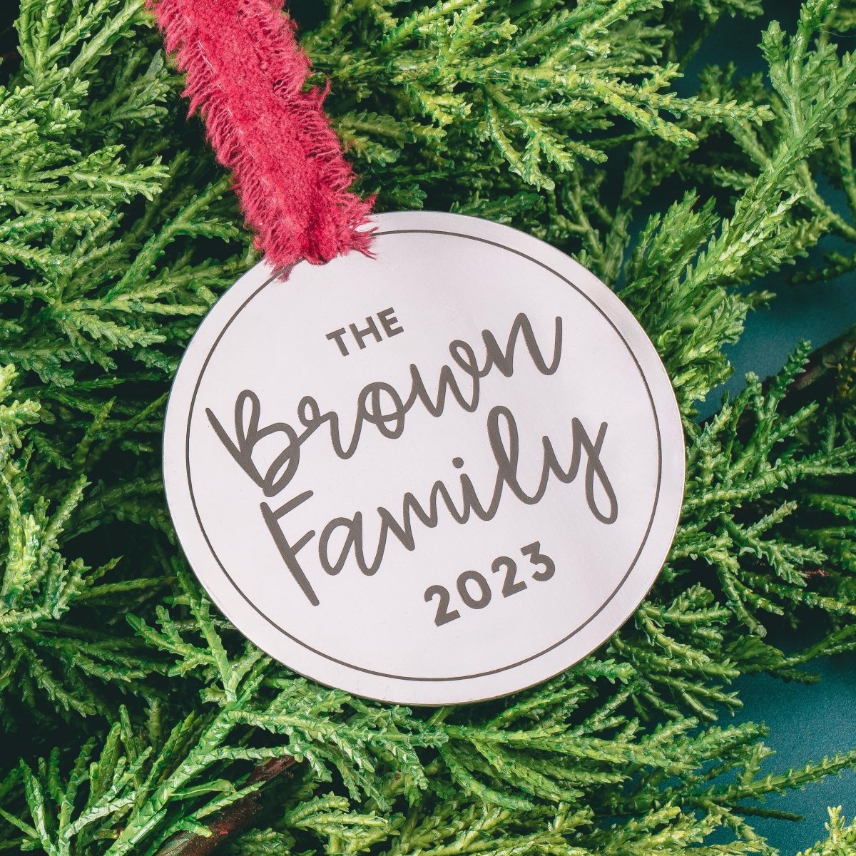 Personalized Family Christmas Ornament