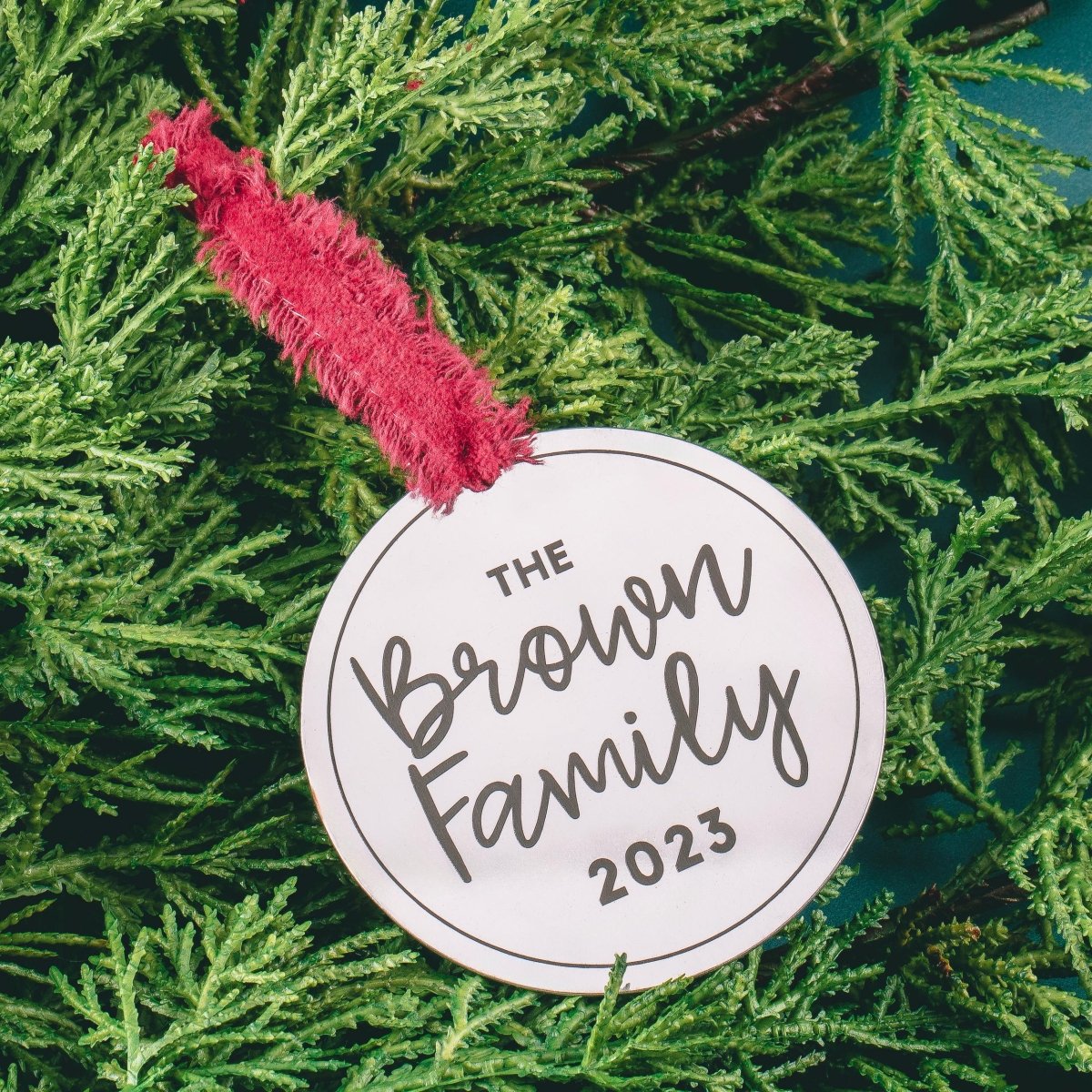 Personalized Family Christmas Ornament