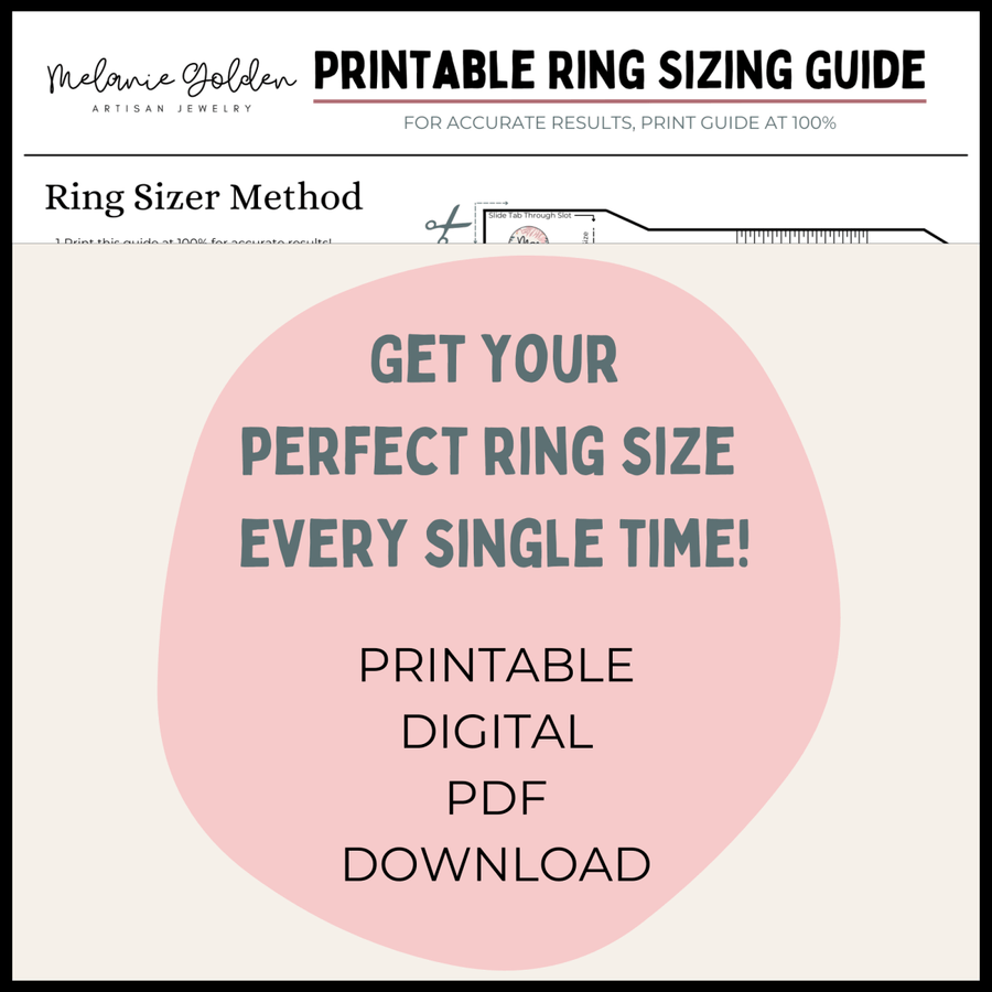 Ring Size Guide Printable Ring Sizer Find Your Ring Size Easily