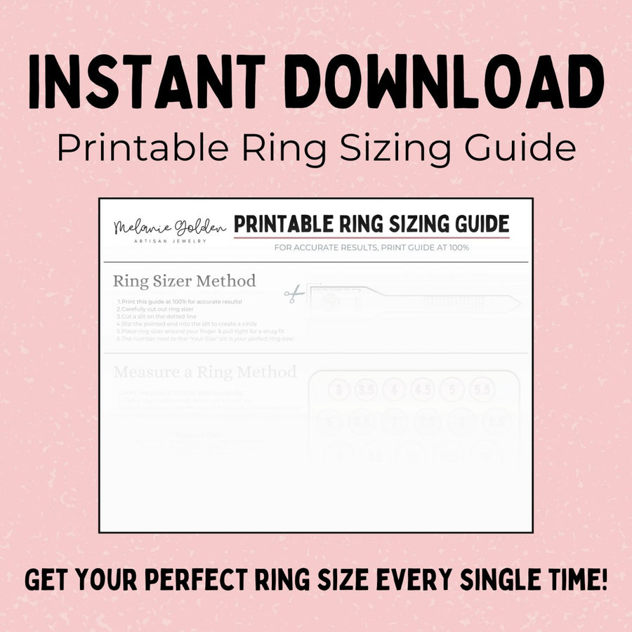 Printable Ring Sizer, Ring Size Finder